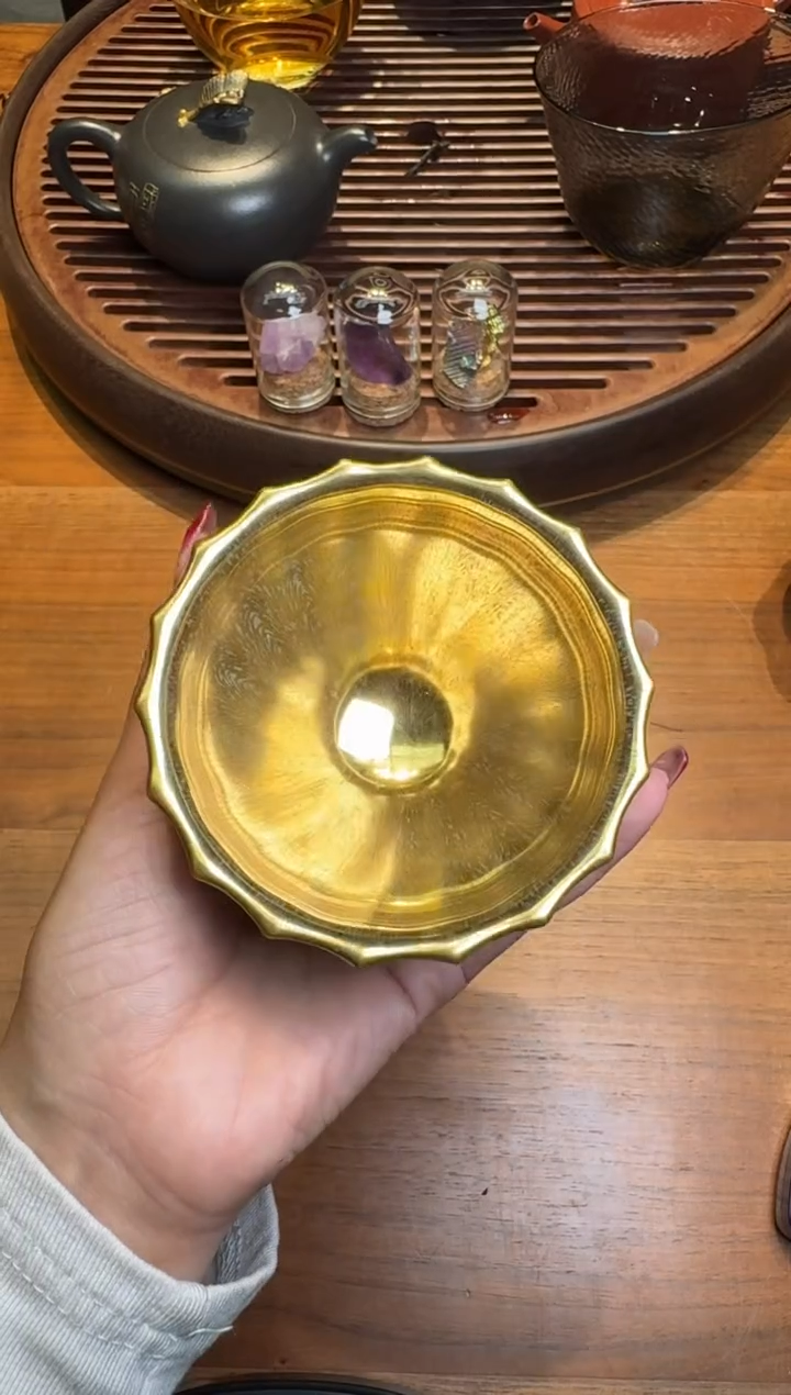 【闪购商品】茶盏范泽锋金丝娉婷151