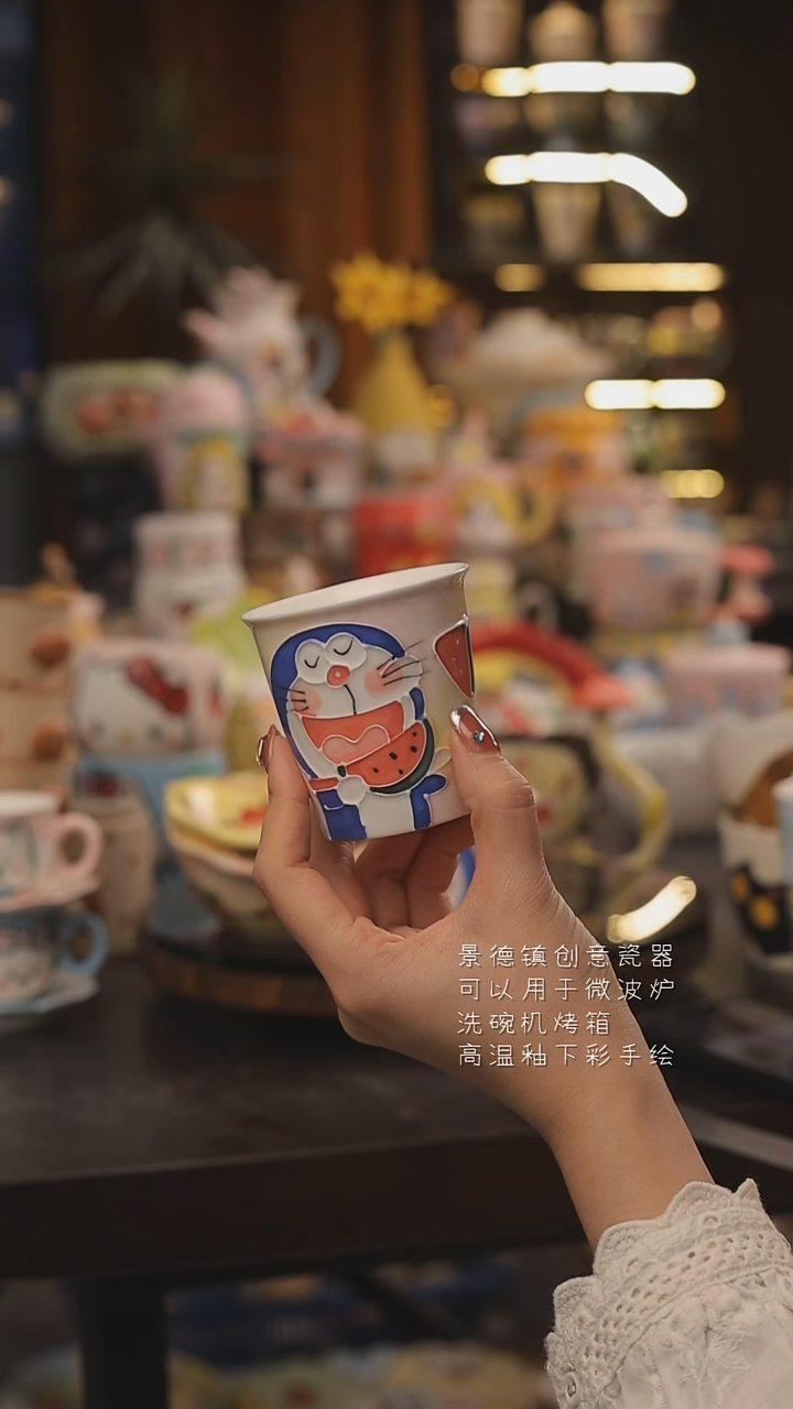 景德镇釉下彩绘设计师款式陶瓷