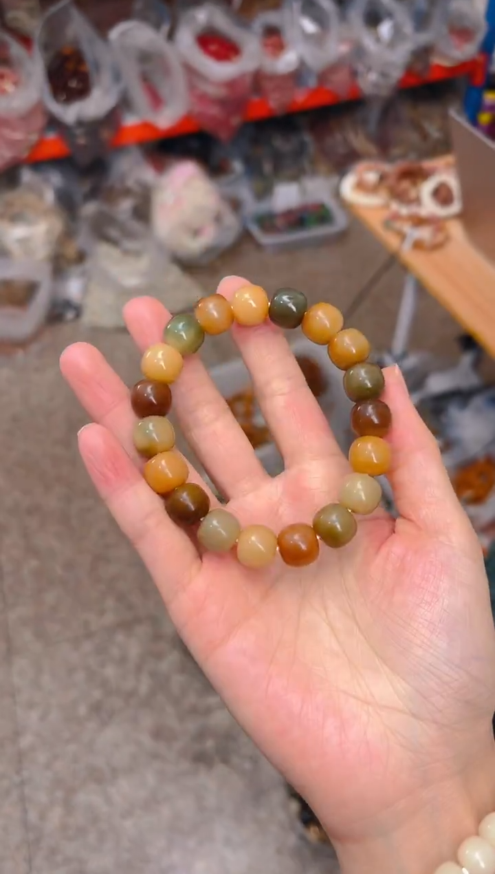 吊坠菩提根/象牙果浓郁多宝桶珠单圈