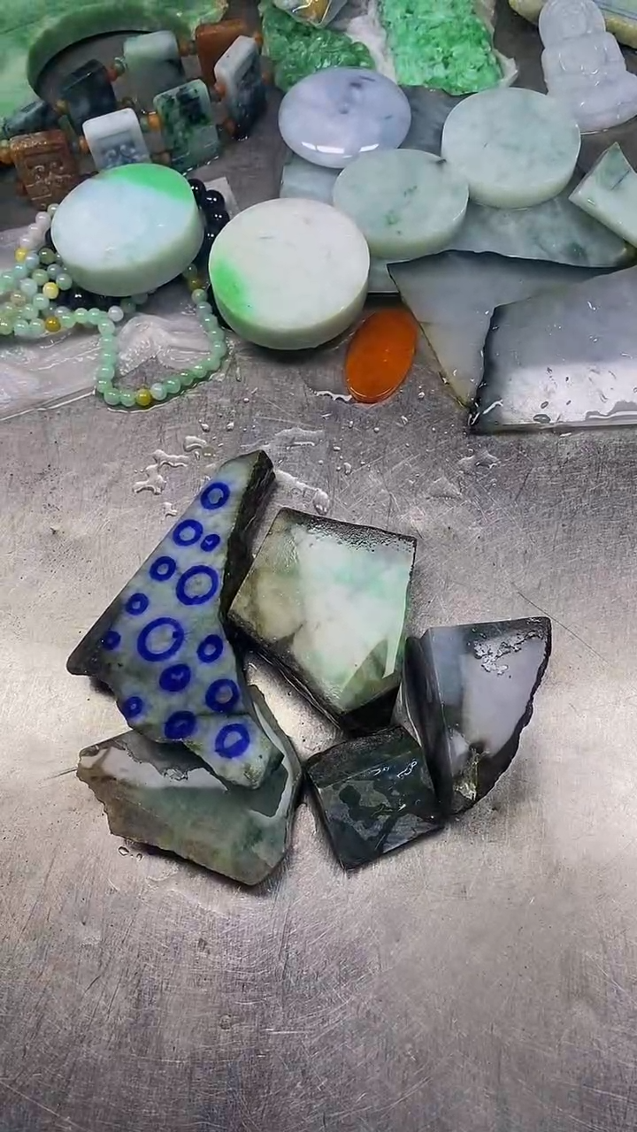 未镶嵌挂件翡翠天然缅甸翡翠A货413