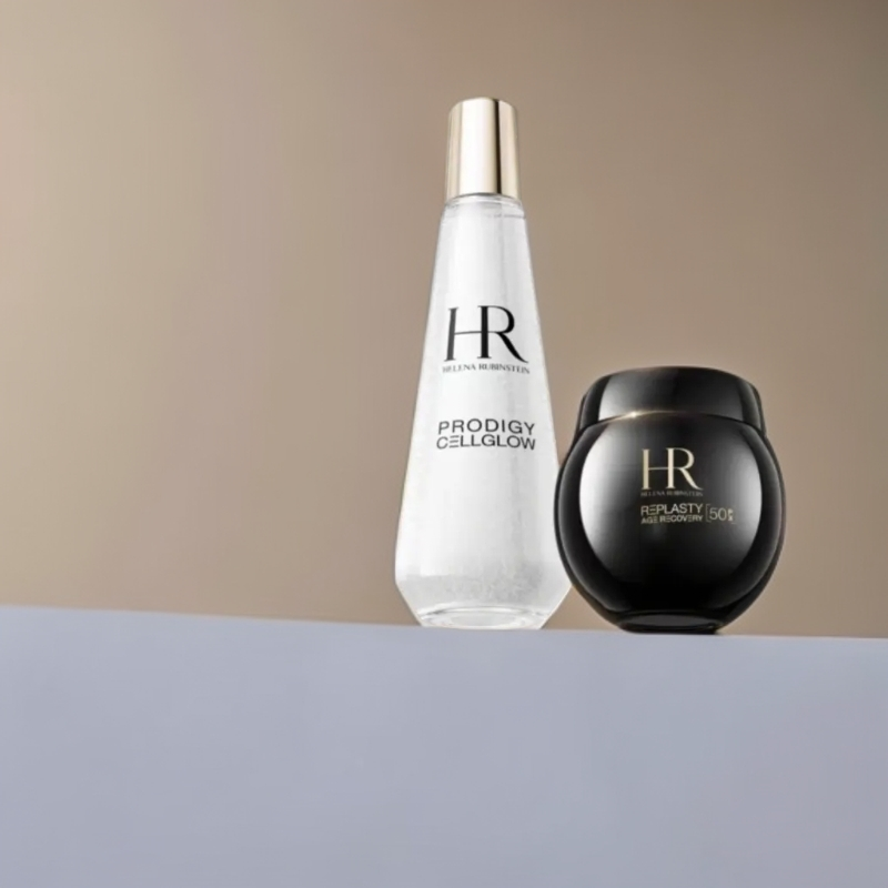 破价福利！赫莲娜 50%新款黑+小露珠+王炸二件套礼盒礼袋装 面部精华