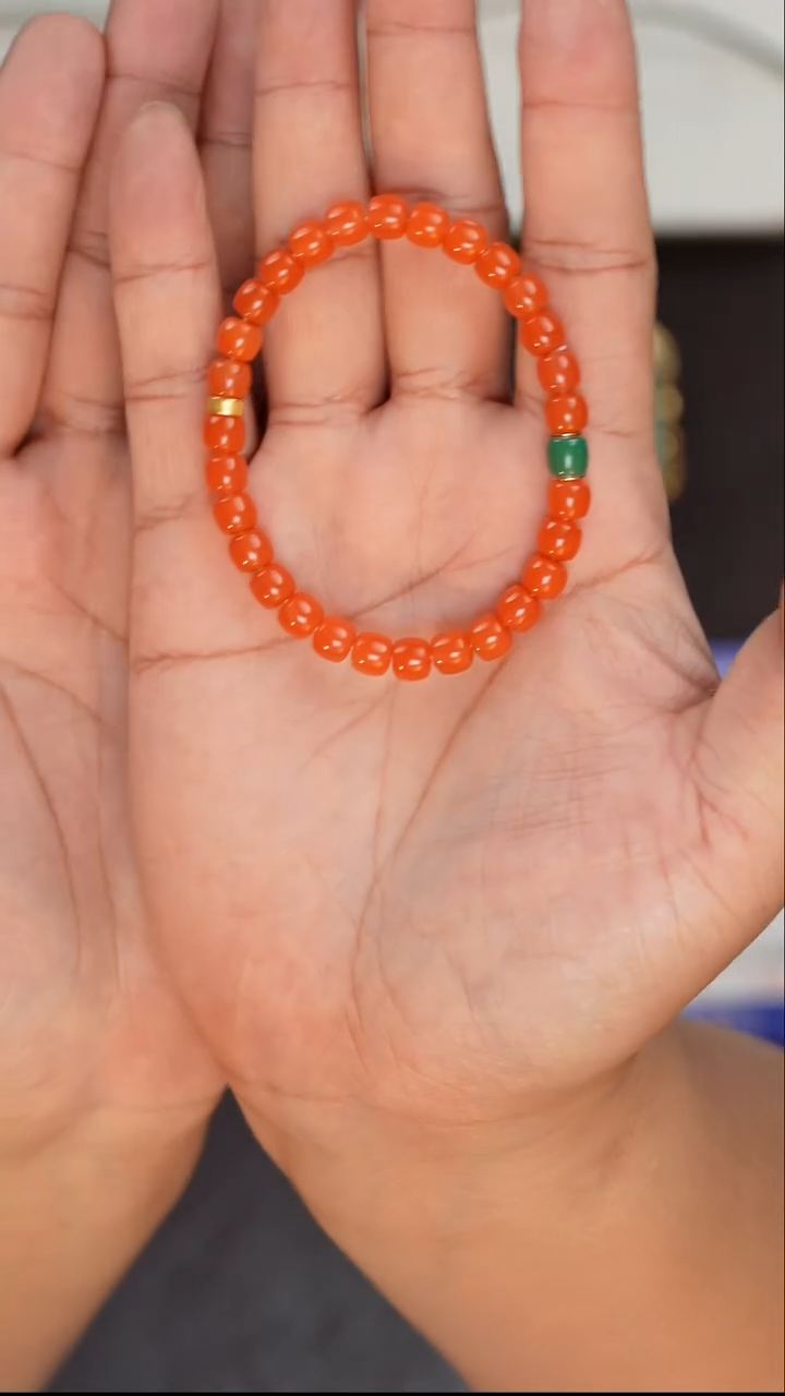 【闪购商品】南红玛瑙手串未镶嵌南红手串