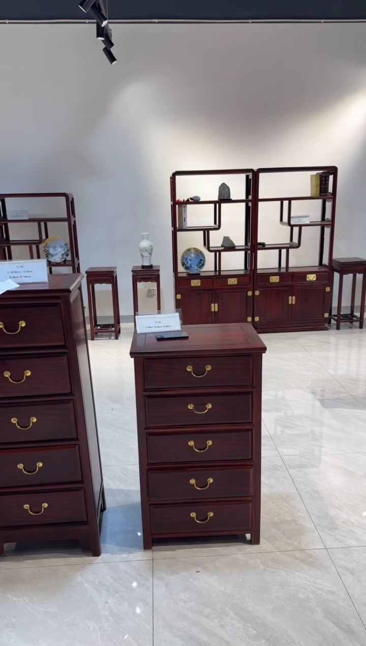 木加厚款@*直角明式五斗柜