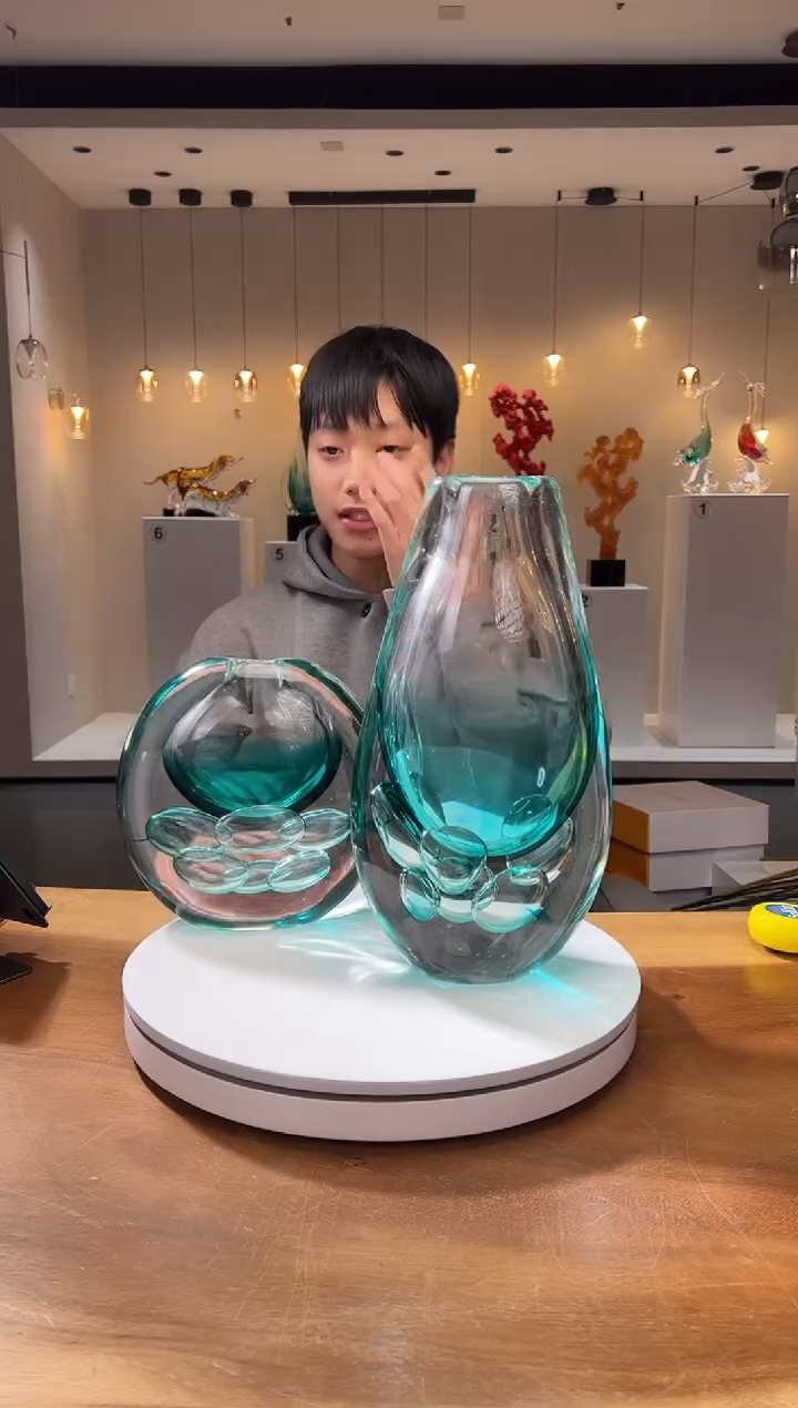 【闪购商品】茶宠巴比特美学 大气泡花器 一组