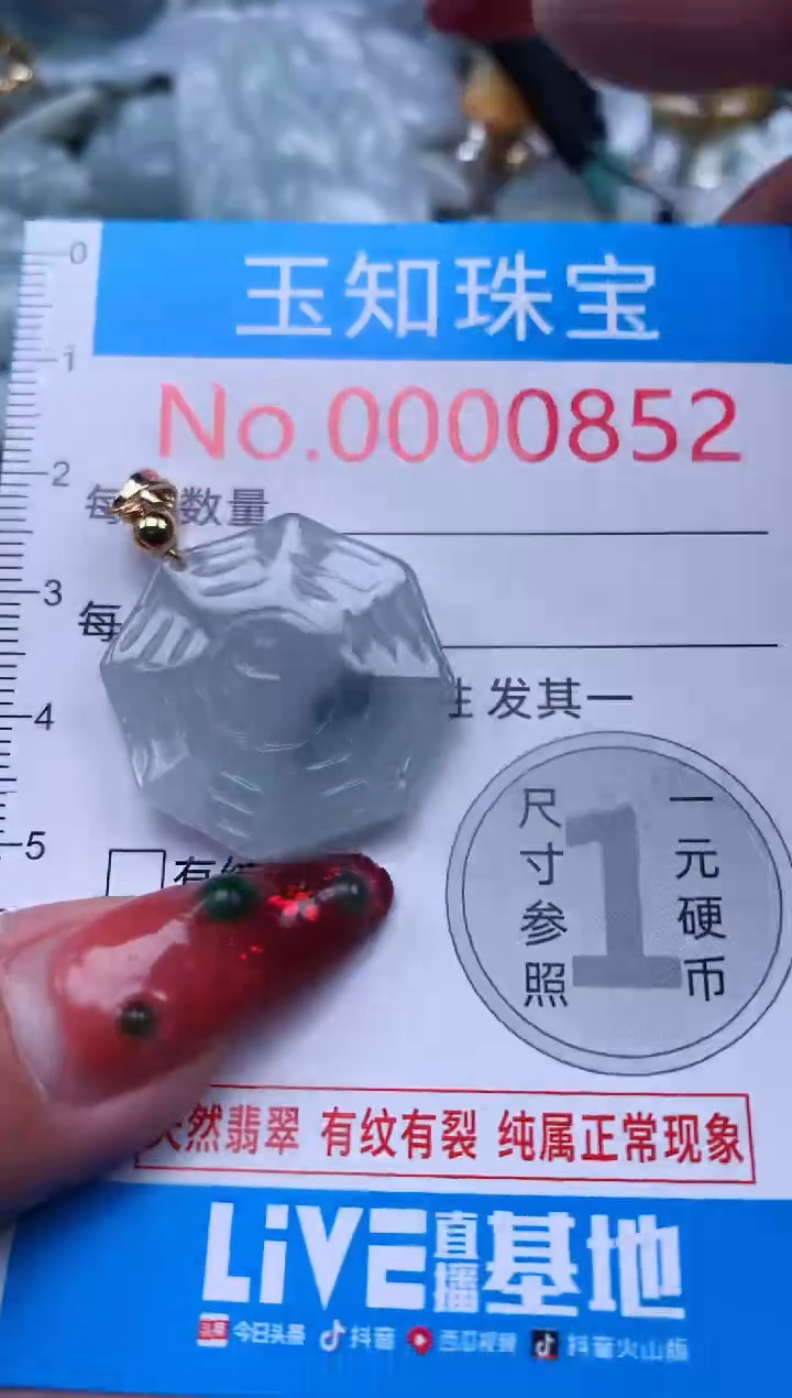 【闪购商品】翡翠吊坠(不含链)未镶嵌852