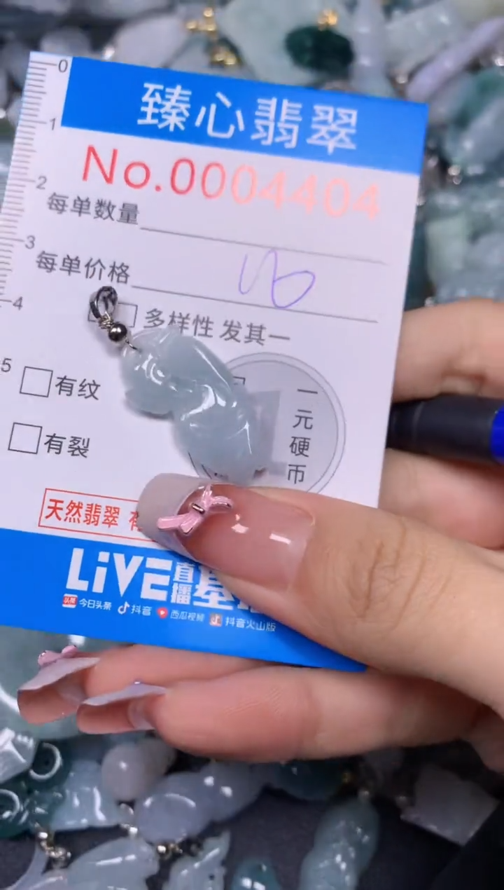 【闪购商品】翡翠颈饰未镶嵌含绳0004404