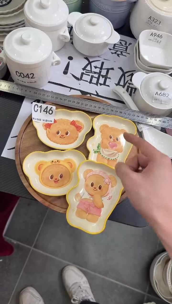 摆件陶C146-4个   微瑕清仓陶瓷福利