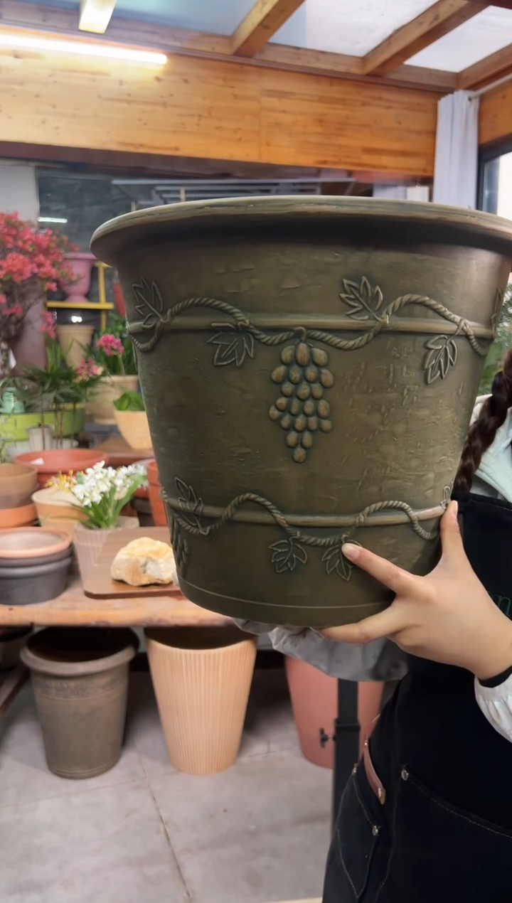 40*33/MK40A/古铜色葡萄藤浮雕外贸尾单