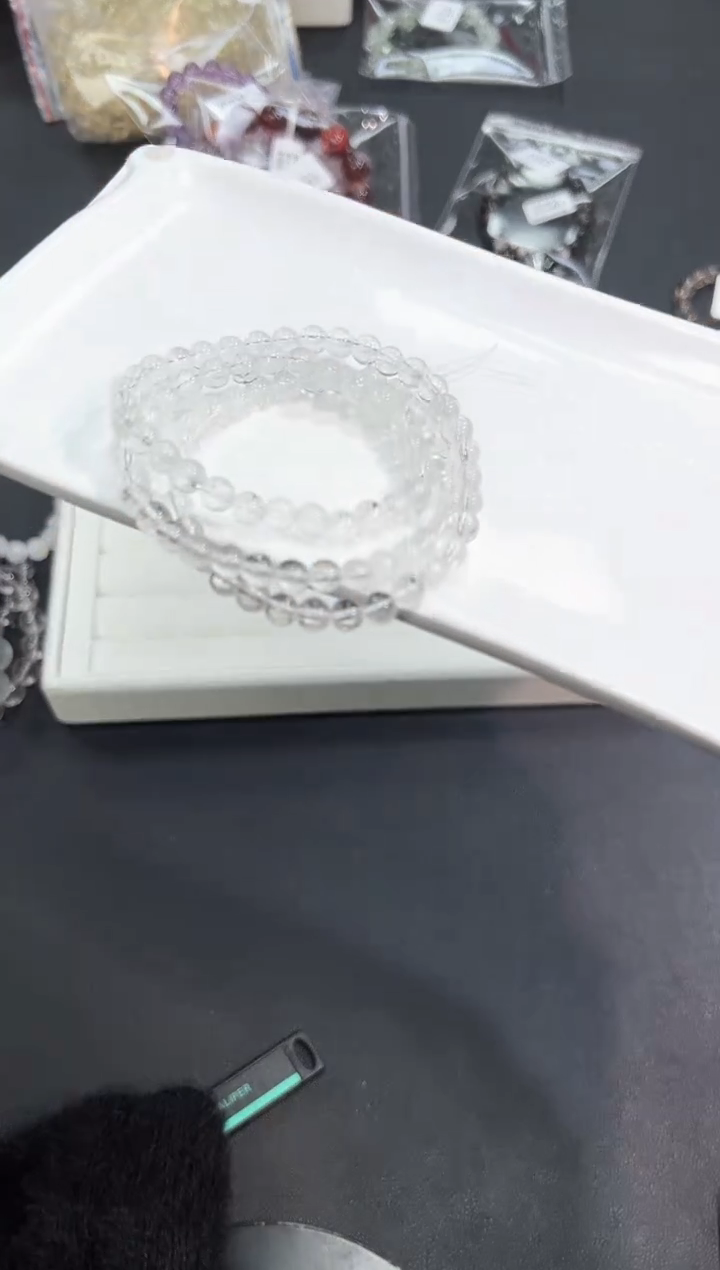 【闪购商品】水晶手串未镶嵌56f多样性发其一/1条默认微瑕