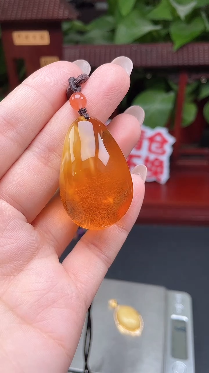 蜜蜡颈饰未镶嵌吊坠TA50多样性发其一