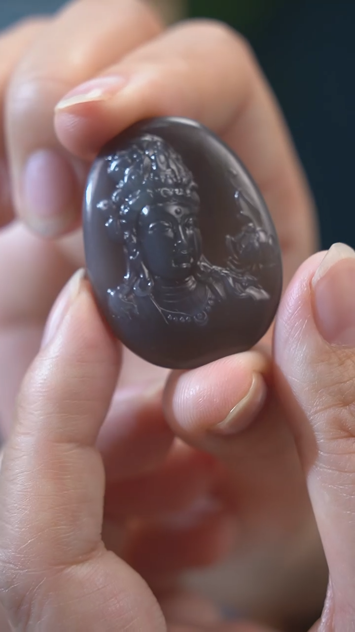 【闪购商品】和田玉吊坠(不含链)未镶嵌观音