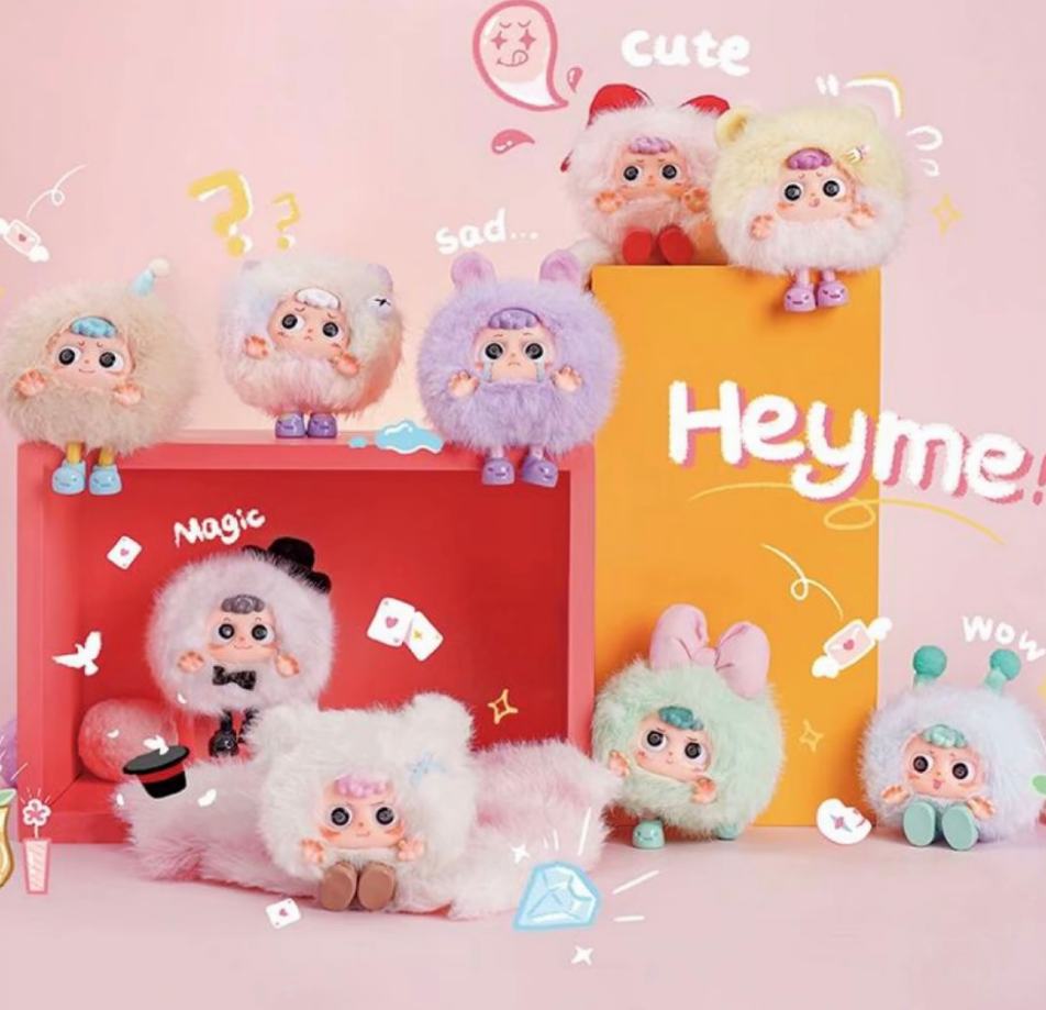 【Heyme】嘿米亲爱的小鬼大漂亮毛绒盲盒挂件