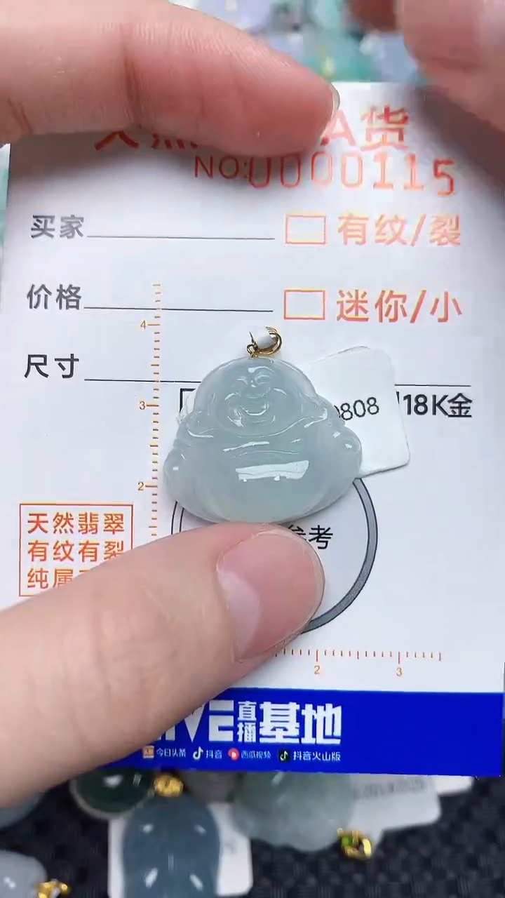 【闪购商品】翡翠颈饰18K金镶嵌453453453