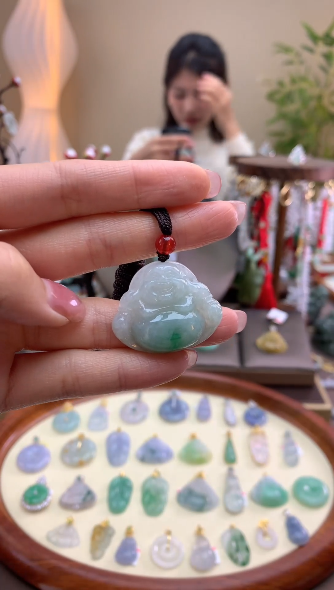 【闪购商品】翡翠颈饰未镶嵌佛公