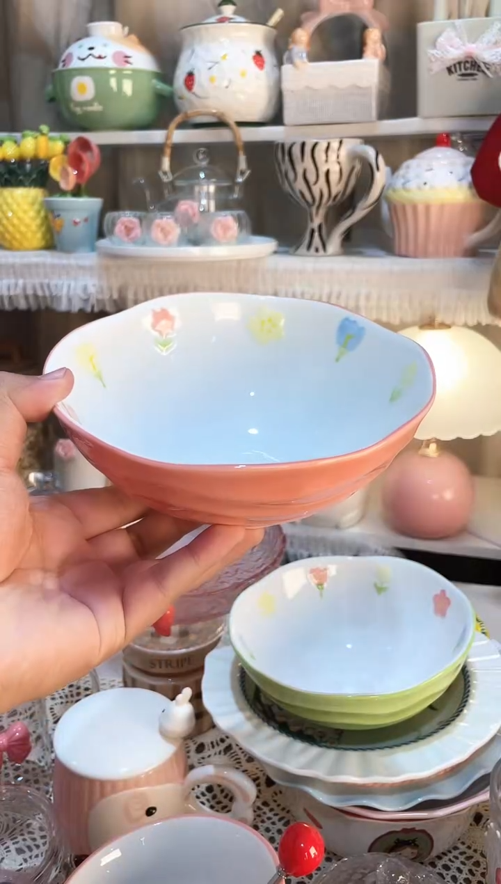 【闪购商品】瓷片面碗 质量好发货快放心拍