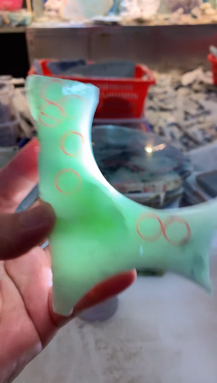 翡翠未镶嵌颈饰0韩0翡翠珠宝372