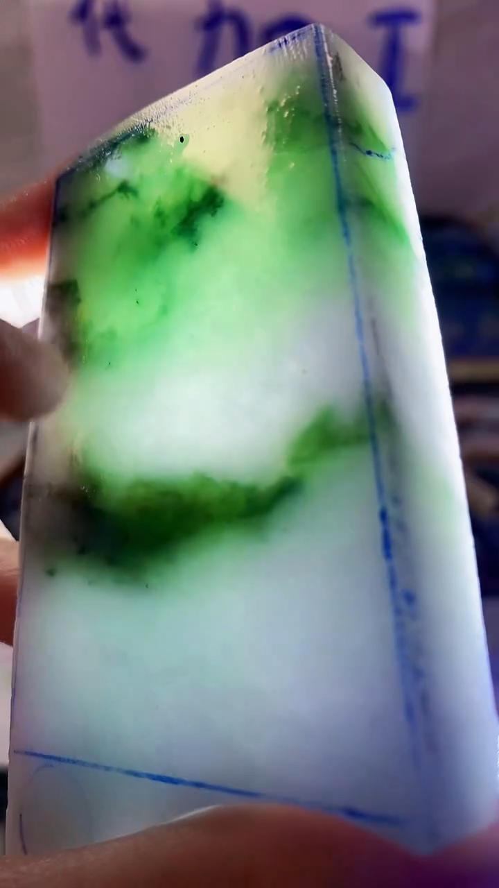 裸石翡翠纯天然翡翠A货405