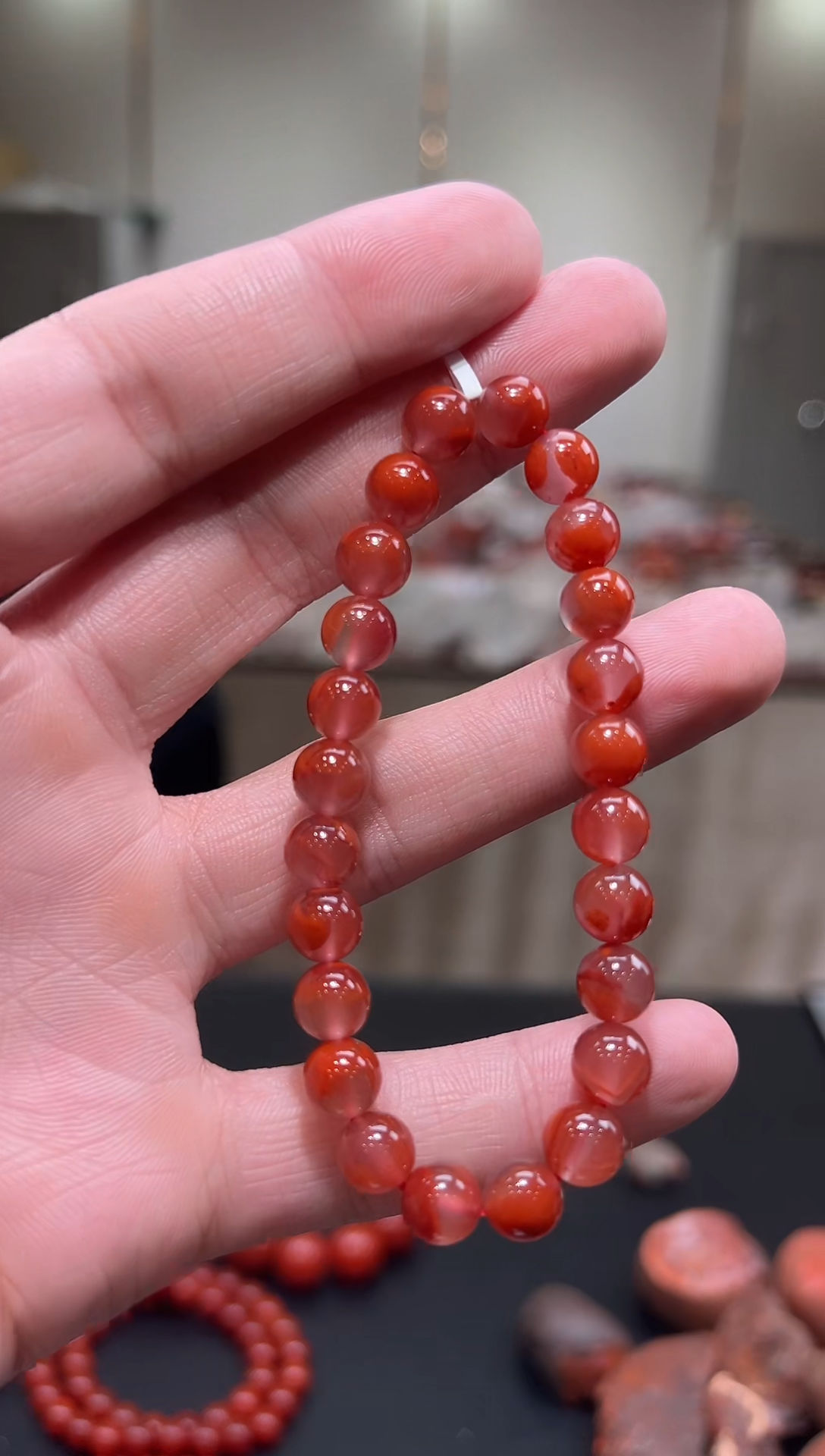 【闪购商品】南红玛瑙手链未镶嵌8mm/yz01645多样性发货