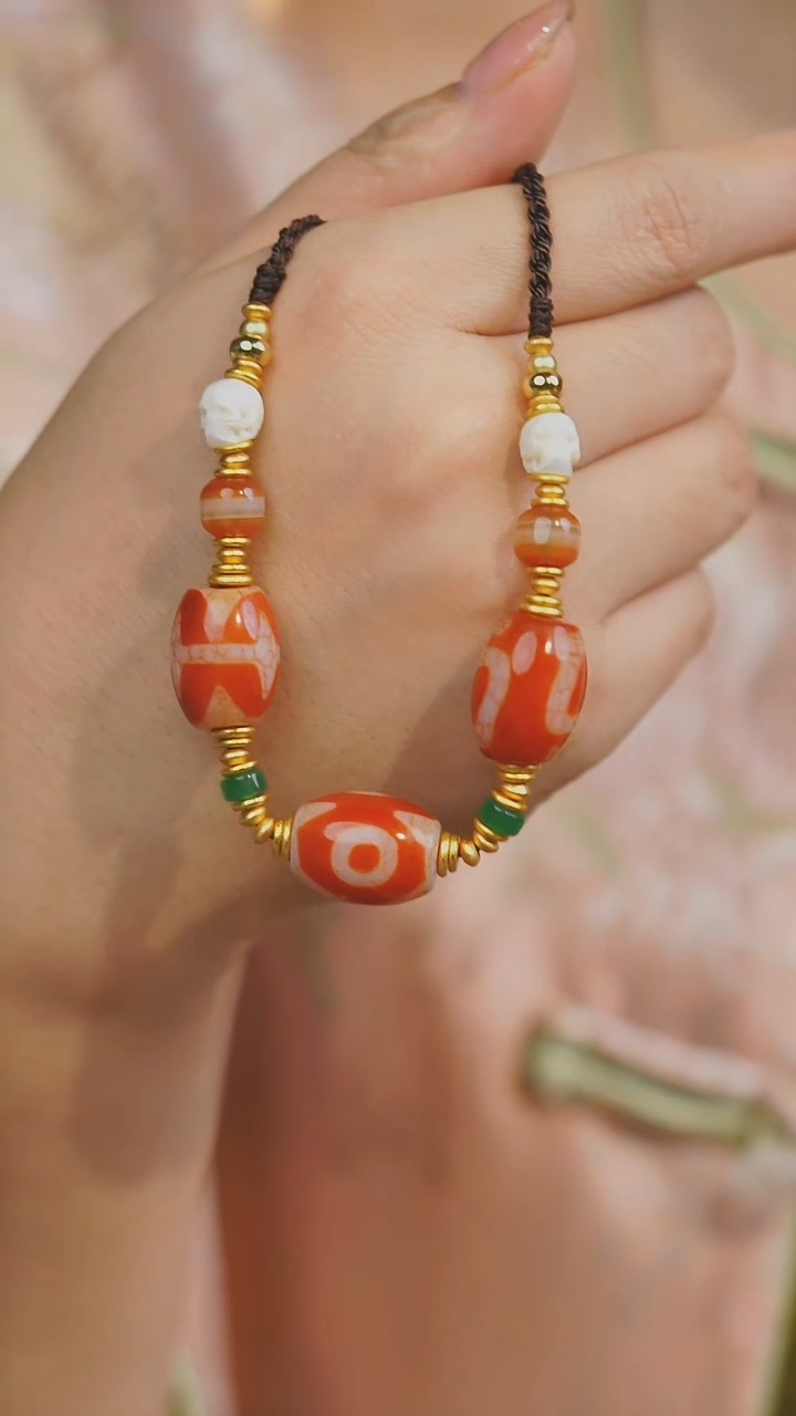 【闪购商品】玛瑙/玉髓项链未镶嵌多样性发其一