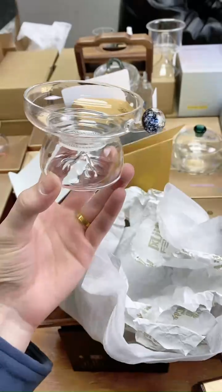 【闪购商品】风谜璀璨观山茶漏（样品）