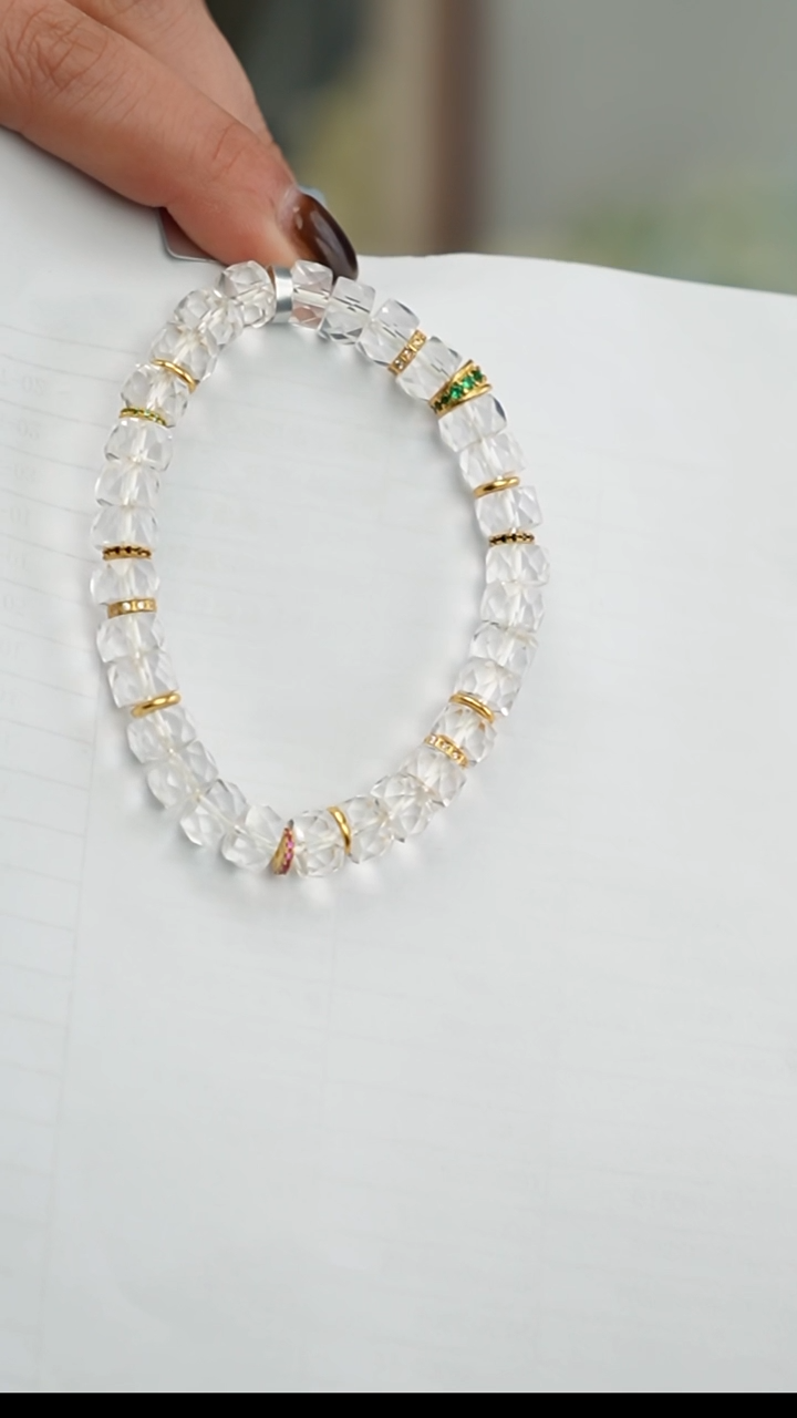 【闪购商品】水晶项链银S925镶嵌项链 5*5mm