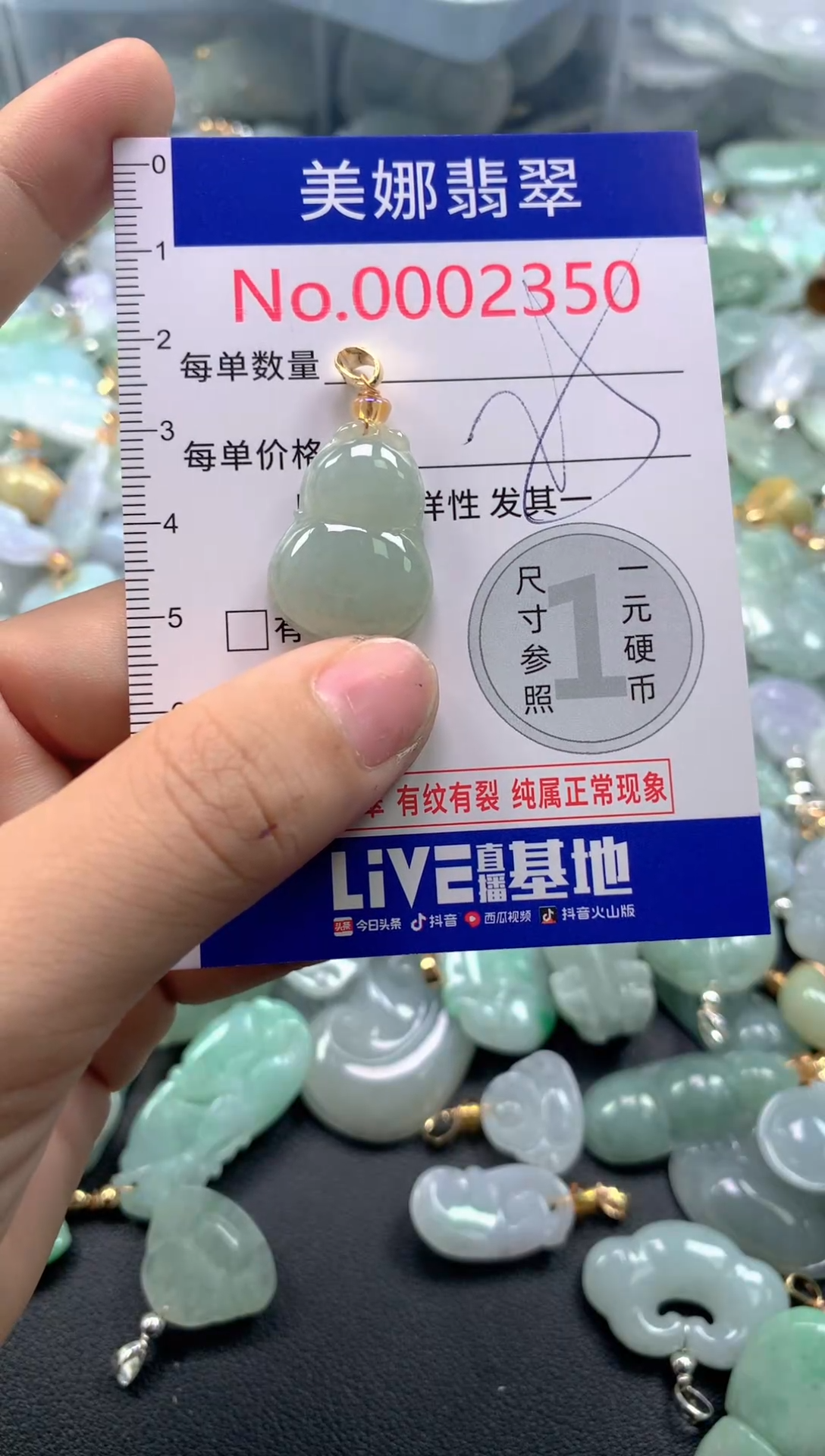 颈饰未镶嵌翡翠2350