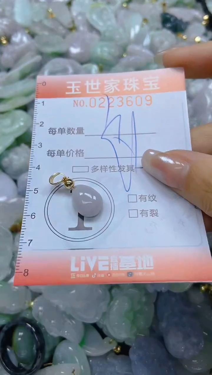 翡翠未镶嵌颈饰闪购0223609