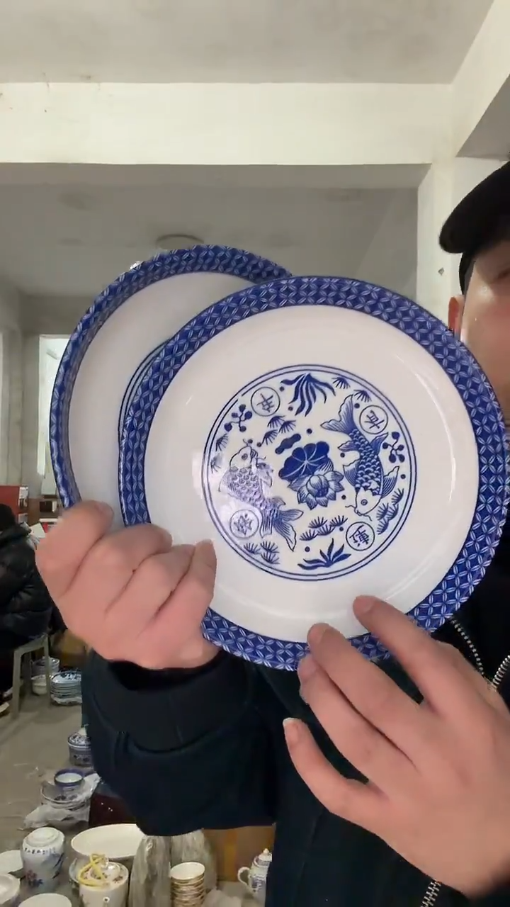 高温陶瓷鱼盘8英寸2个装