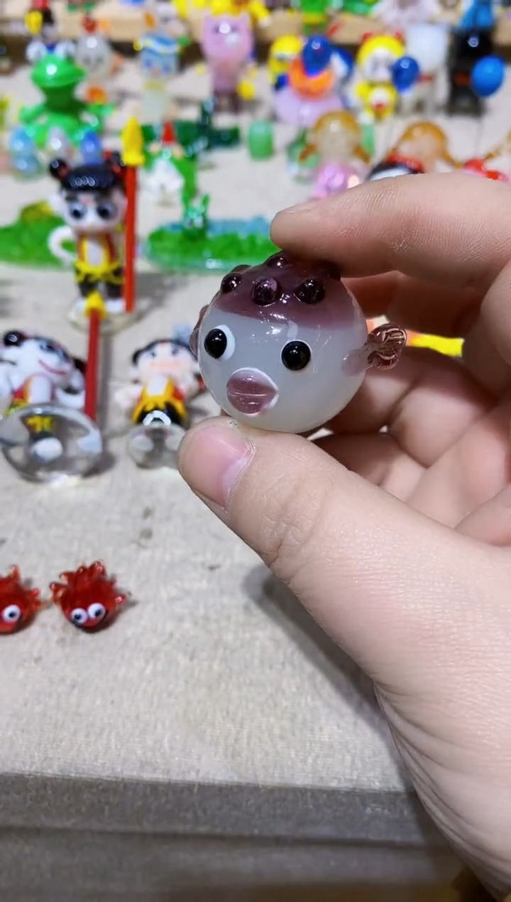 琉璃手工艺品刺豚