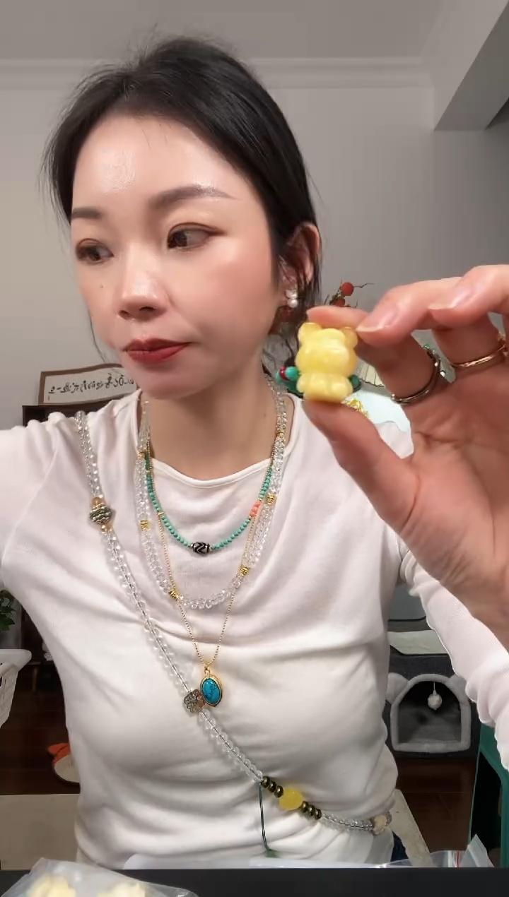 【闪购商品】琥珀颈饰未镶嵌A720AAAAAA