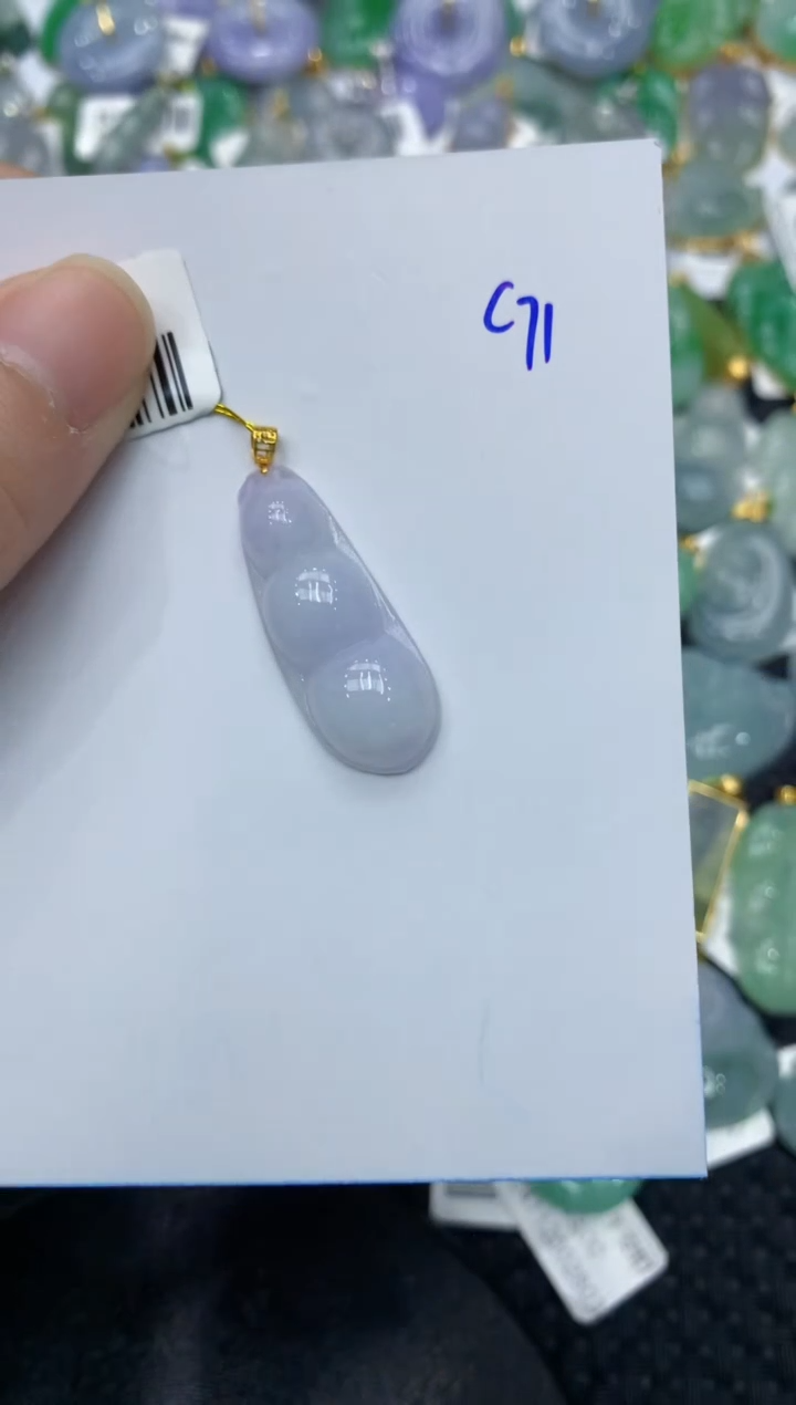 【闪购商品】翡翠颈饰18K金镶嵌11111111111
