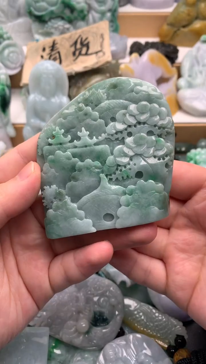 吊坠(不含链)未镶嵌翡翠1