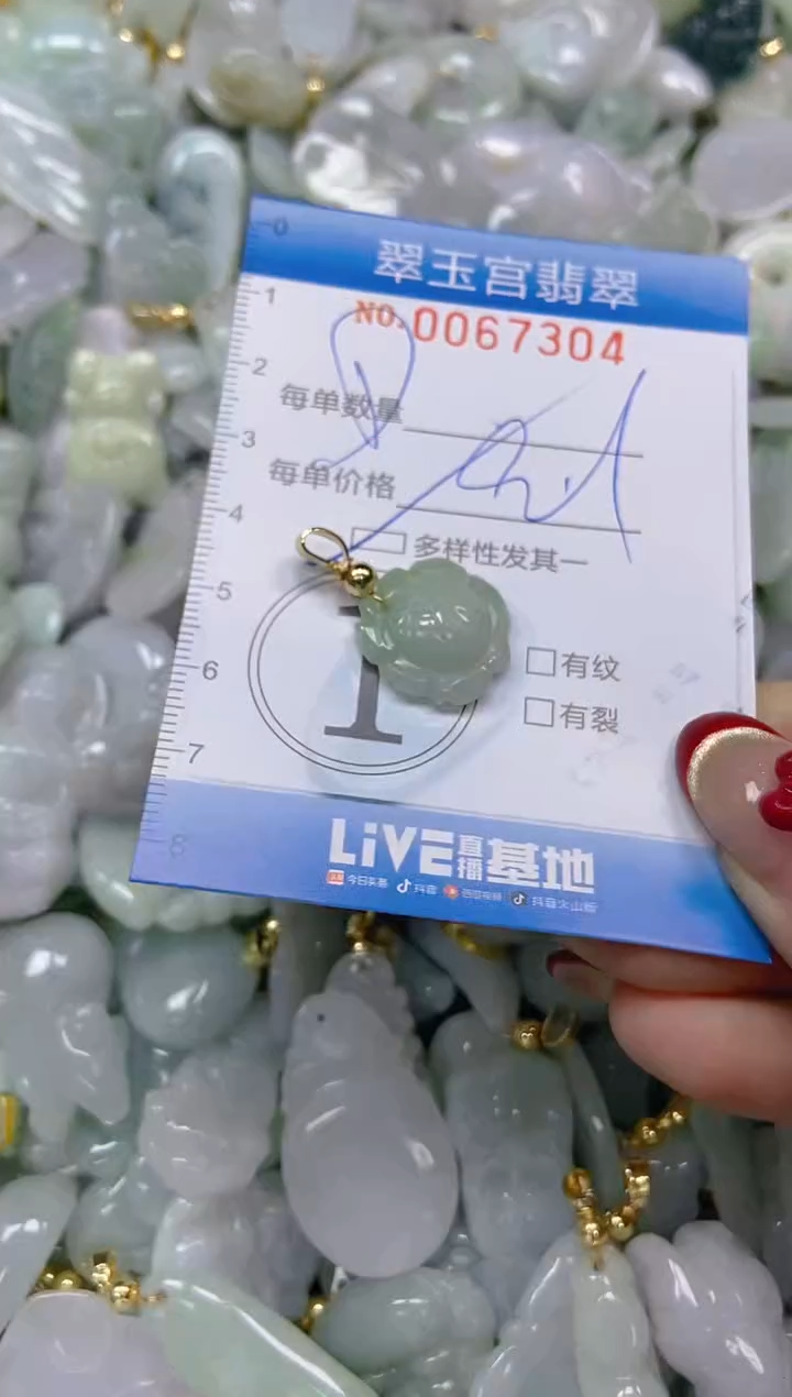 【闪购商品】翡翠颈饰未镶嵌闪购0067304多样性发其一