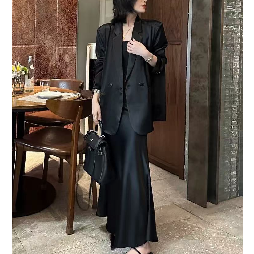 【博旺家】春季纯色西服套装胖MM必入
