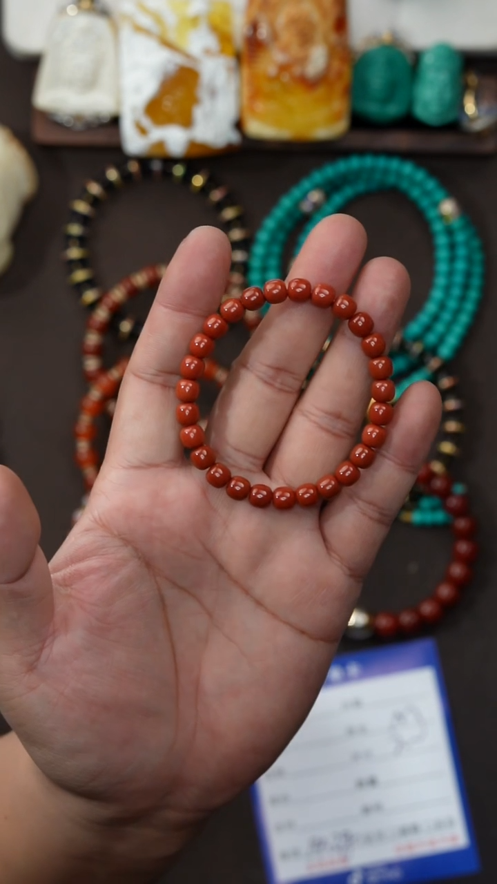 未镶嵌手串南红玛瑙屿*南红手串