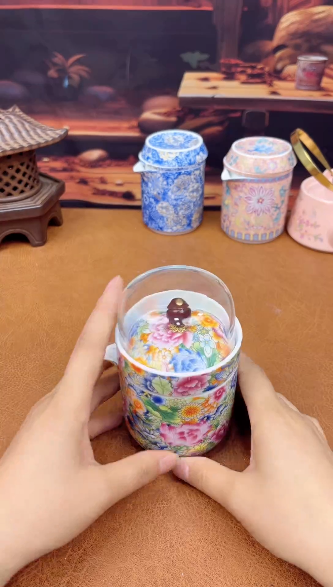 【闪购商品】陶瓷茶具摆件茶叶罐