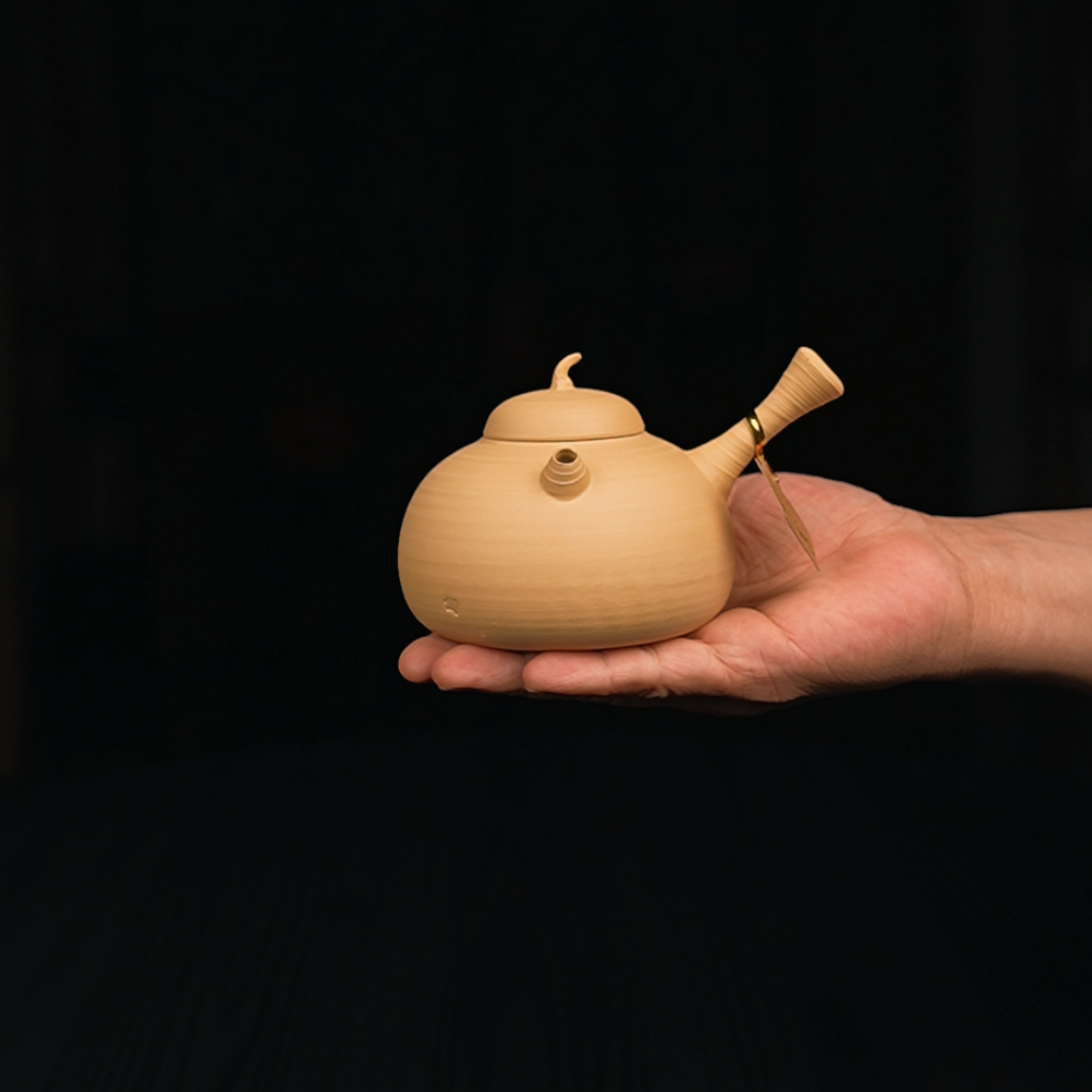 水木砂铫/白泥/修坯/“硕果系列砂铫”/小孤品/400毫升