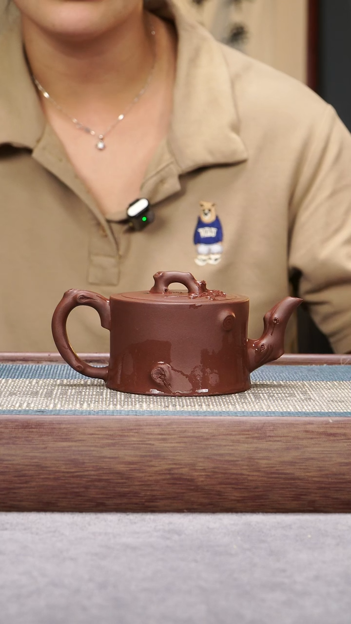 茶壶紫砂紫泥梅桩