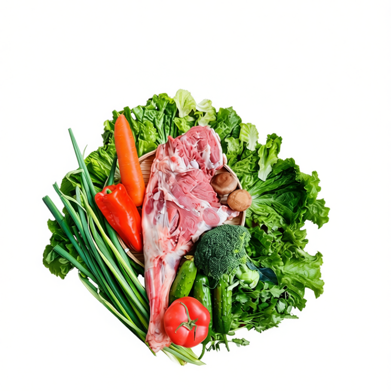 赫哲族有机羊肉 带骨羊腿 后腿