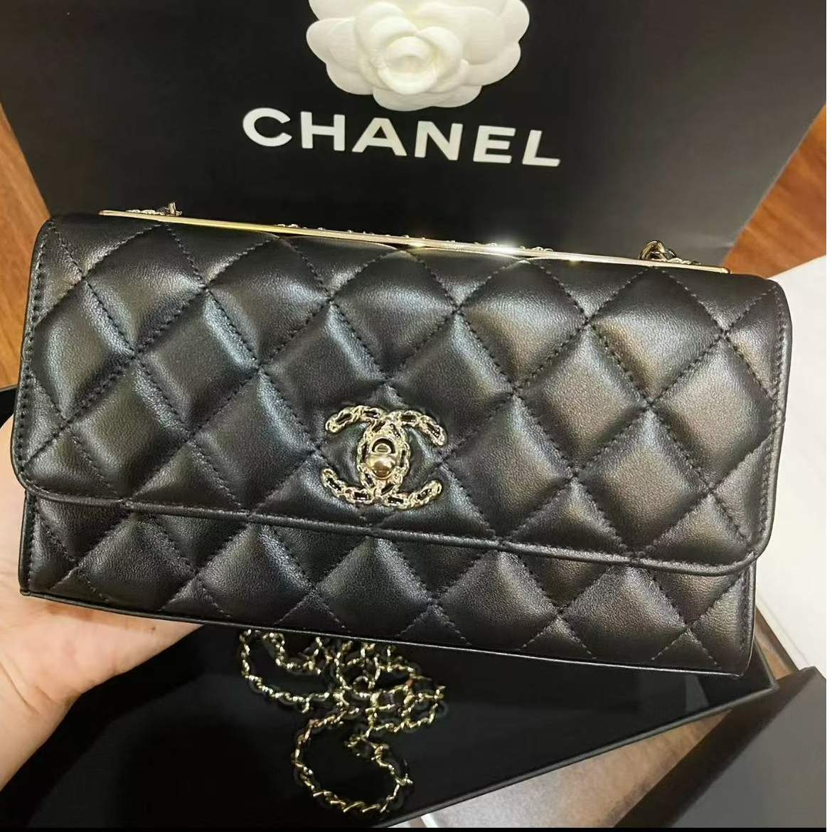 95新 Chanel/香奈儿 香奈儿 安洁利严选发财包/BK0135390