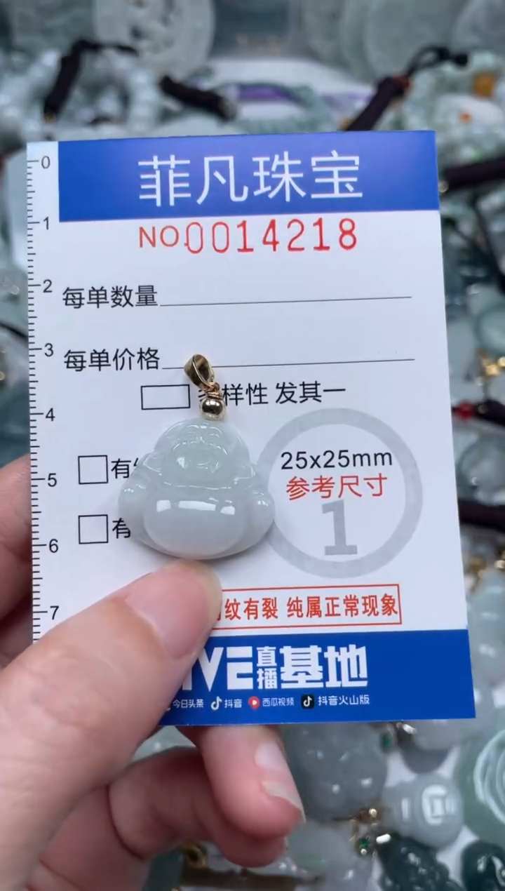 颈饰未镶嵌翡翠14218