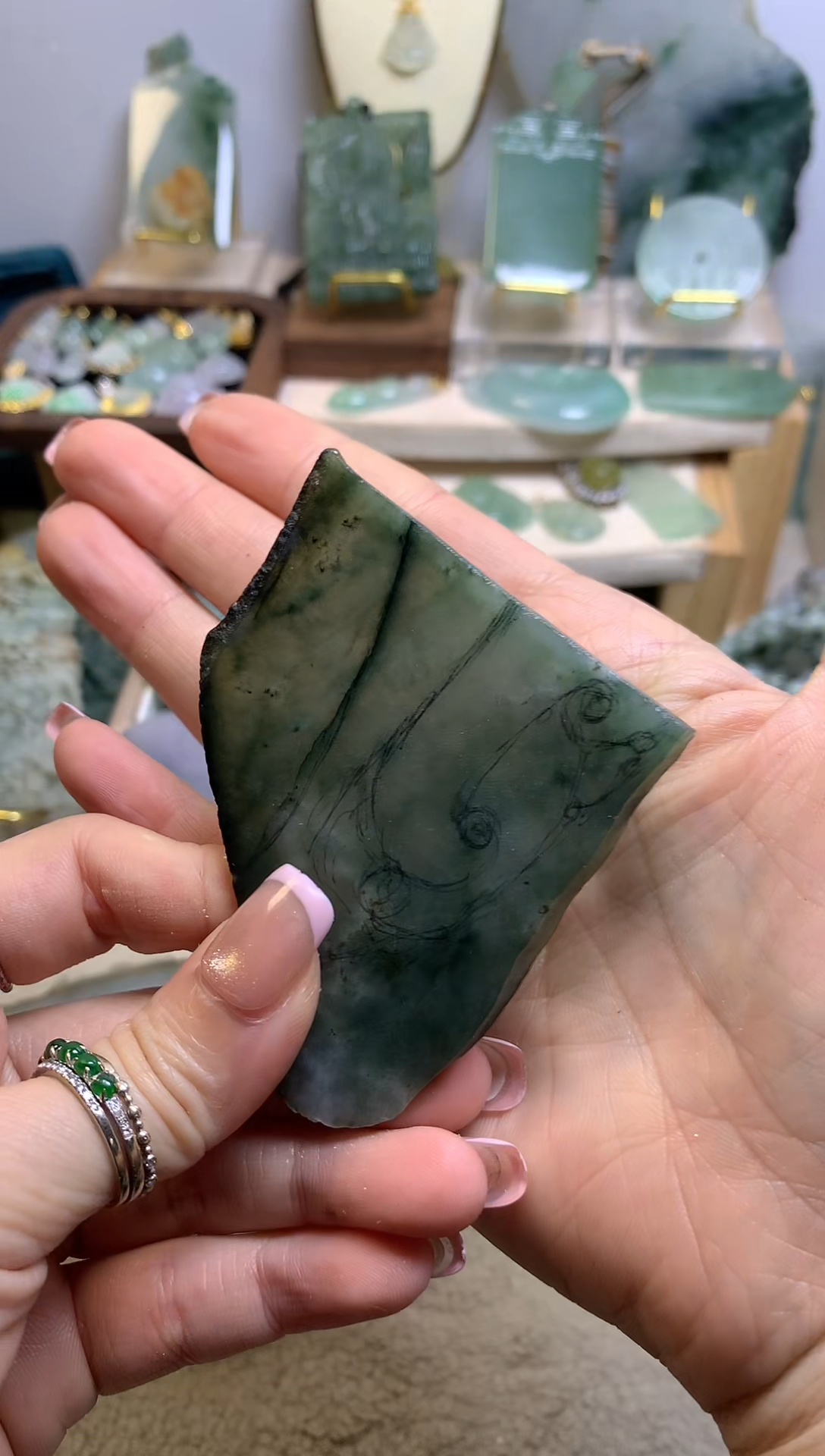 【闪购商品】翡翠挂件未镶嵌缅甸A货翡翠，没有运费险