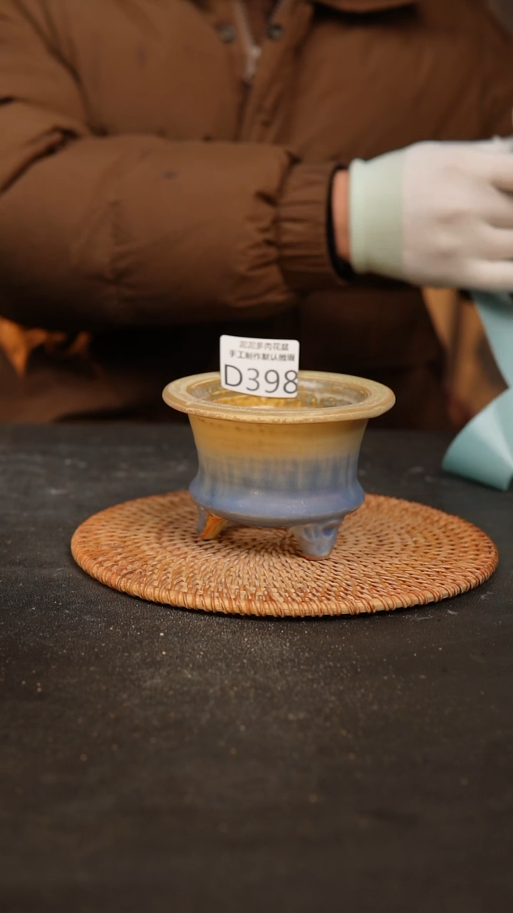 【闪购商品】瓷片泥泥多肉花盆