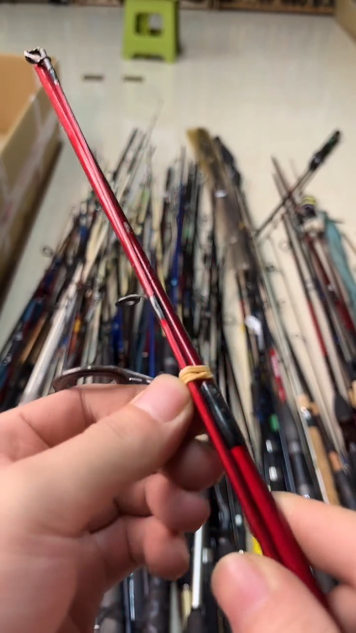 登****徽中古鱼竿，实物以直播间为准