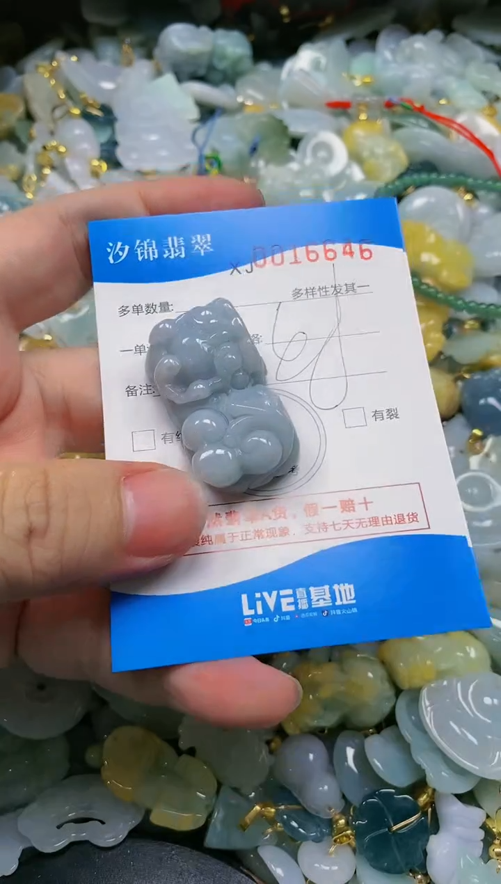 翡翠未镶嵌颈饰闪购商品0016646