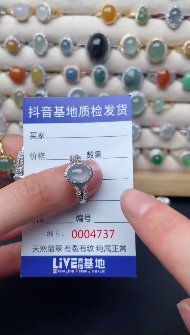 【闪购商品】翡翠戒指银S925镶嵌.............