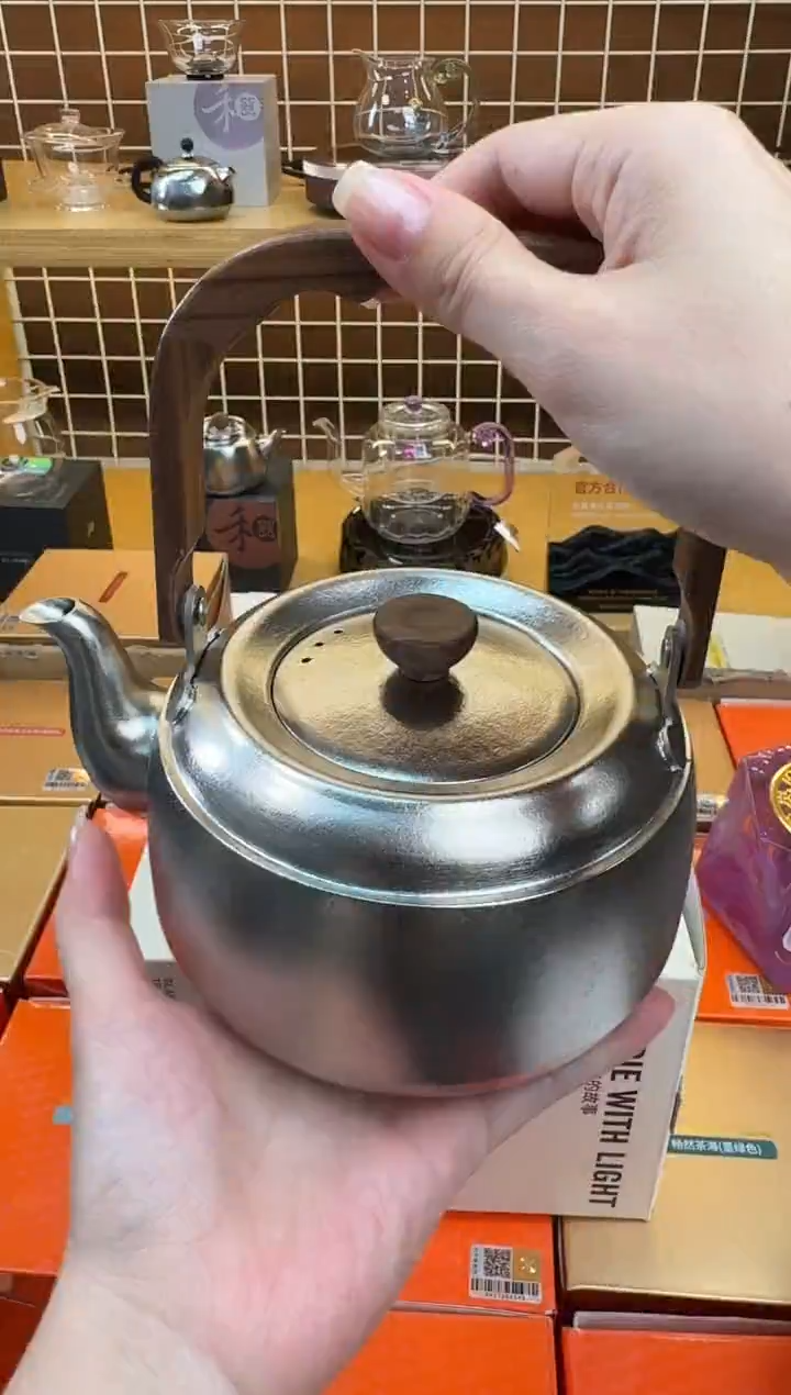 @@器钛纯钛提梁壶