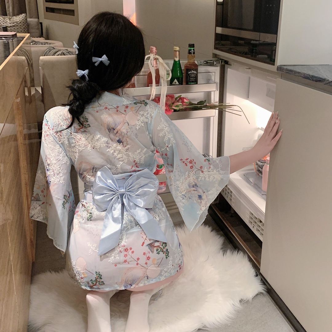 2025新款内衣性感和服睡衣制服诱惑装激情床上约会战袍套装服女