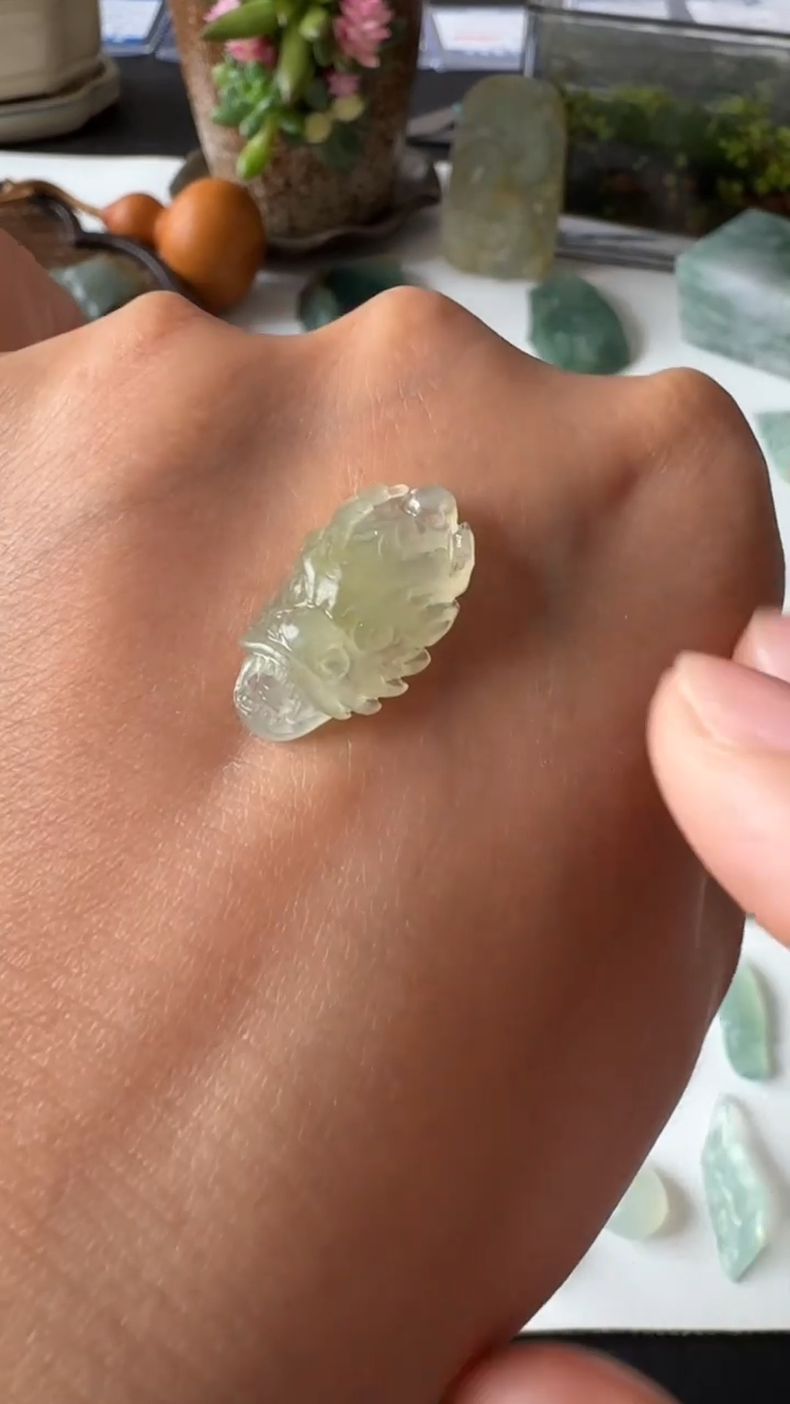 【闪购商品】定制翡翠未镶嵌龙头