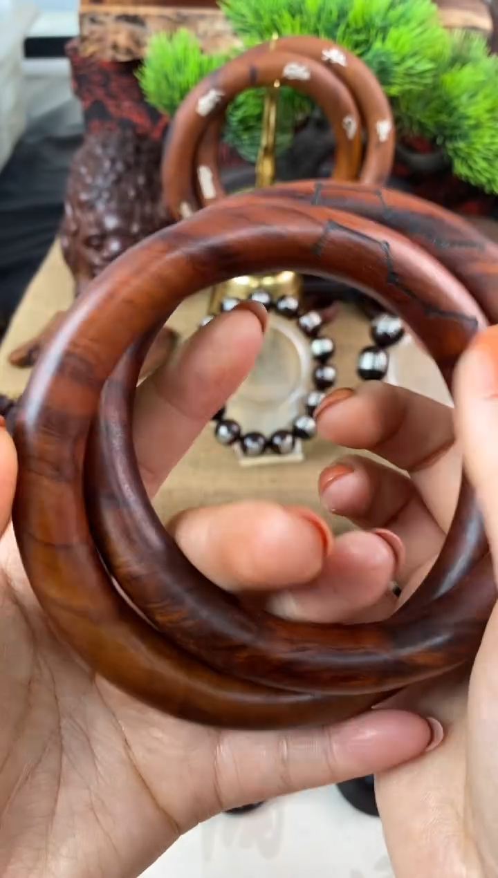 木枣木80乾坤圈刻六七星一物一拍